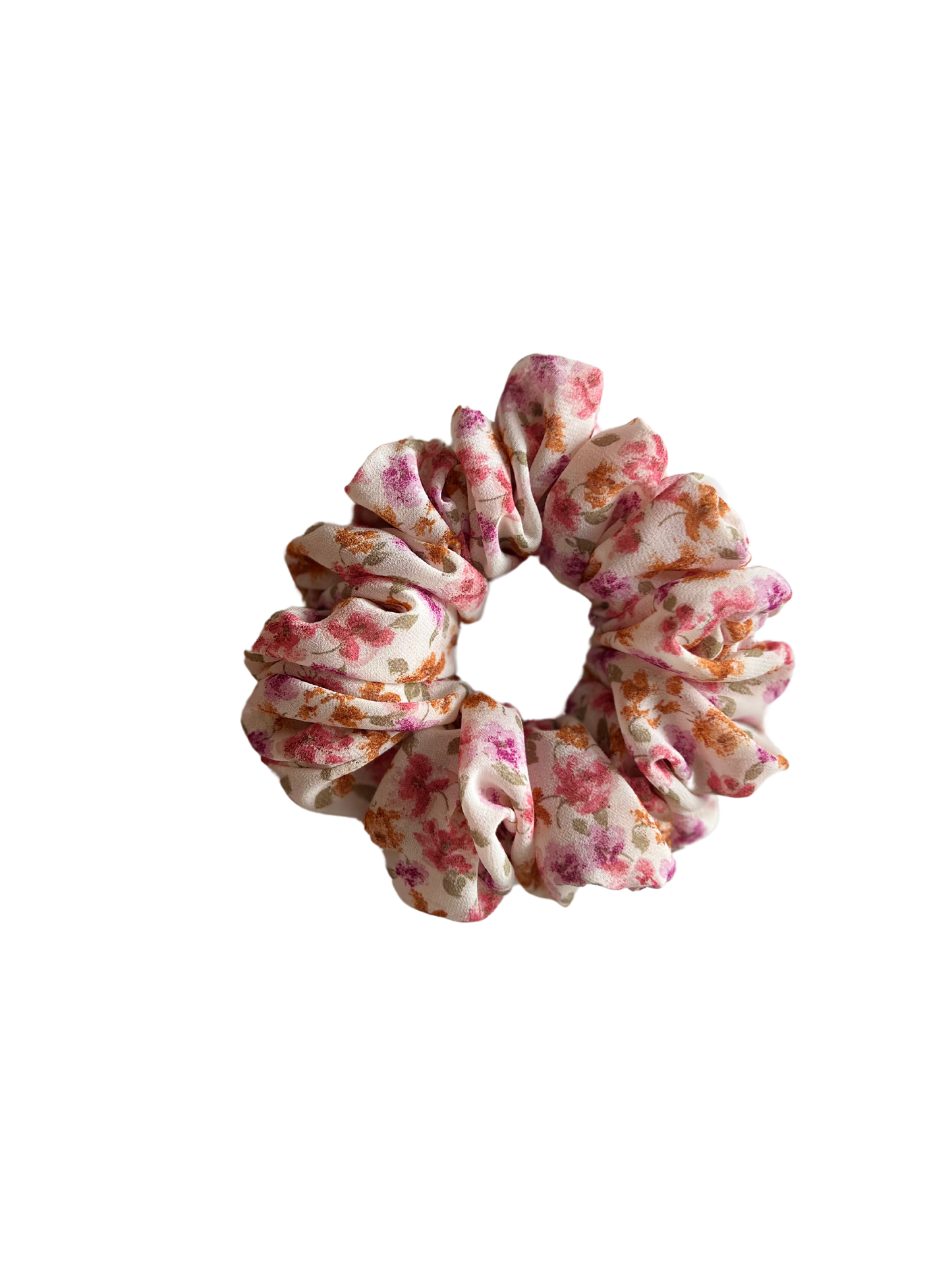 Spring Floral Scrunchie