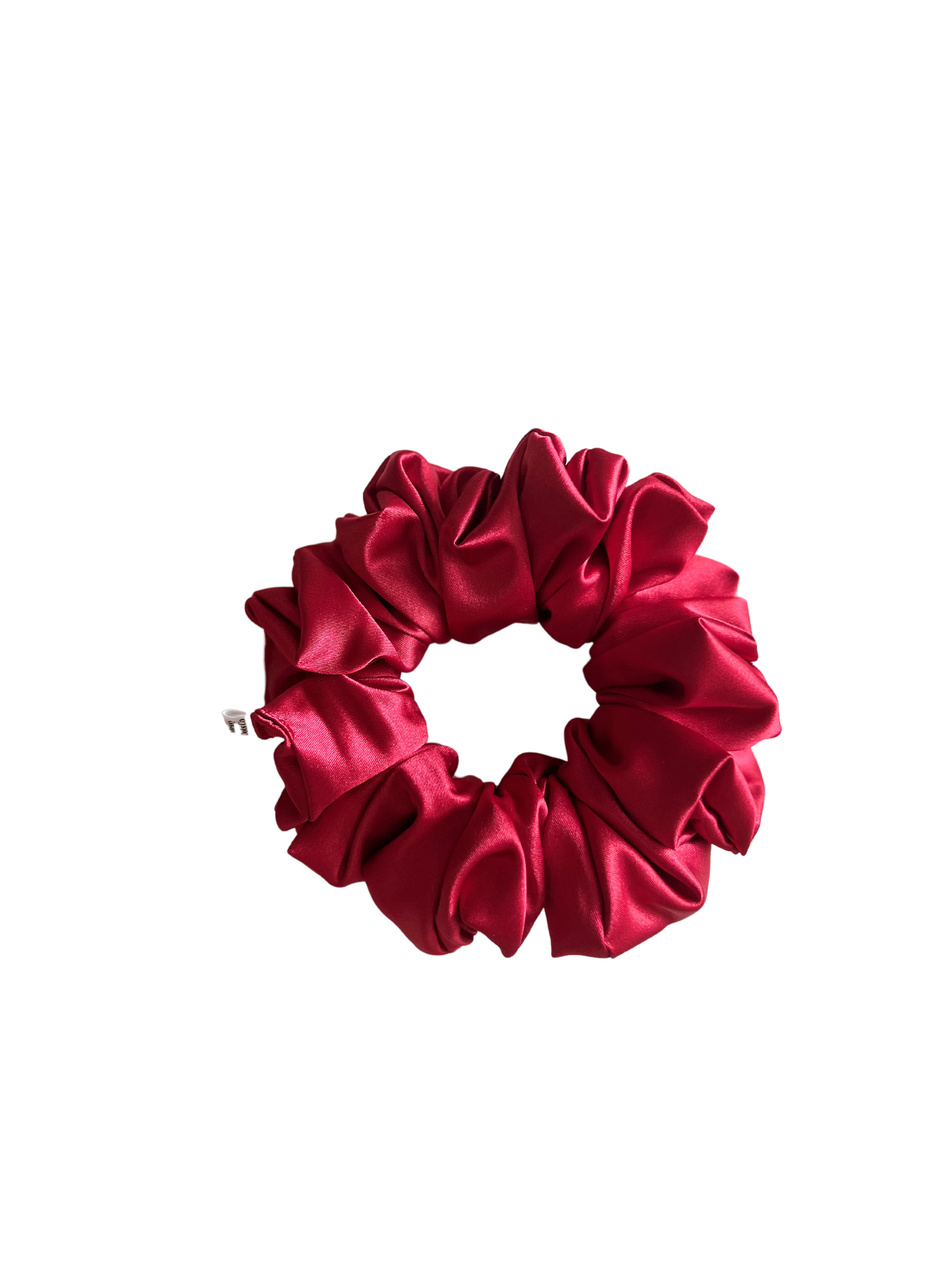 Red Satin Scrunchie