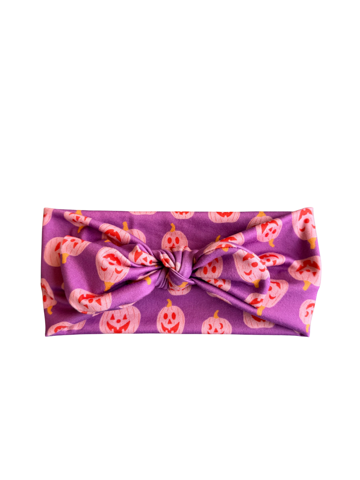 Purple Jack o Lantern Headband