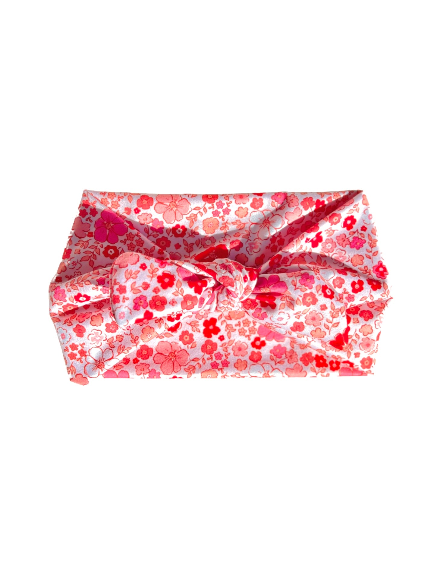 Pink and Red Floral Headband