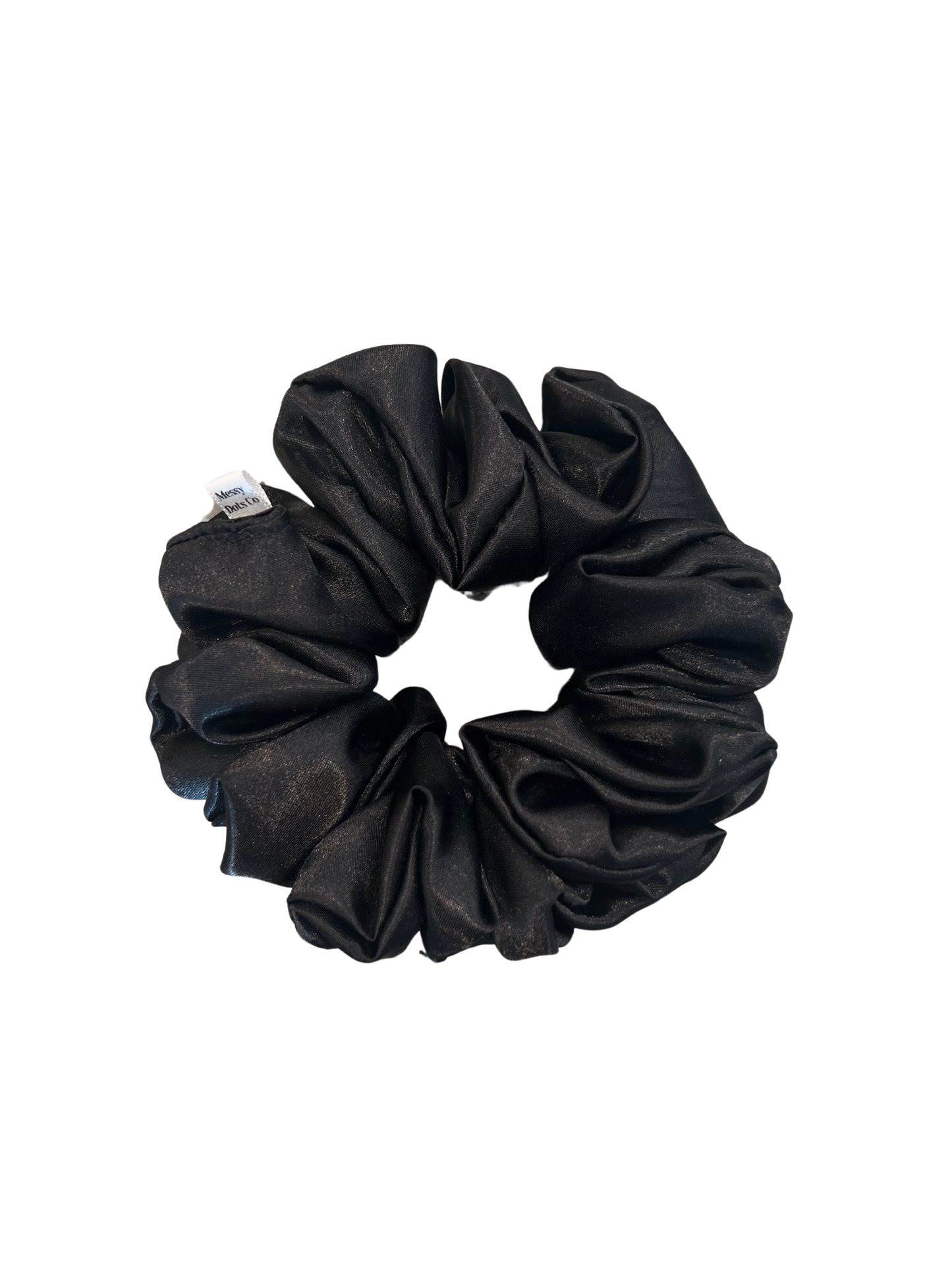 Black Satin Scrunchie