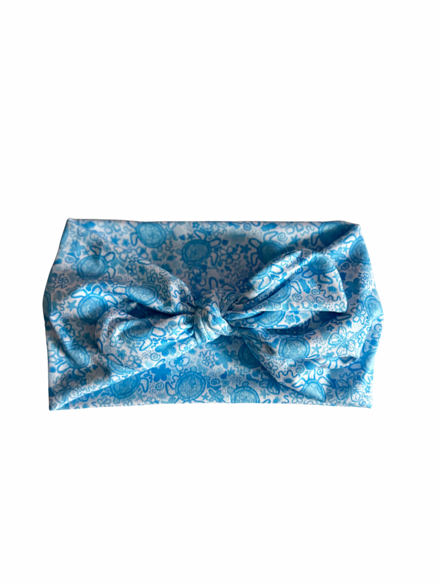 Blue Sea Turtle Kids Headband