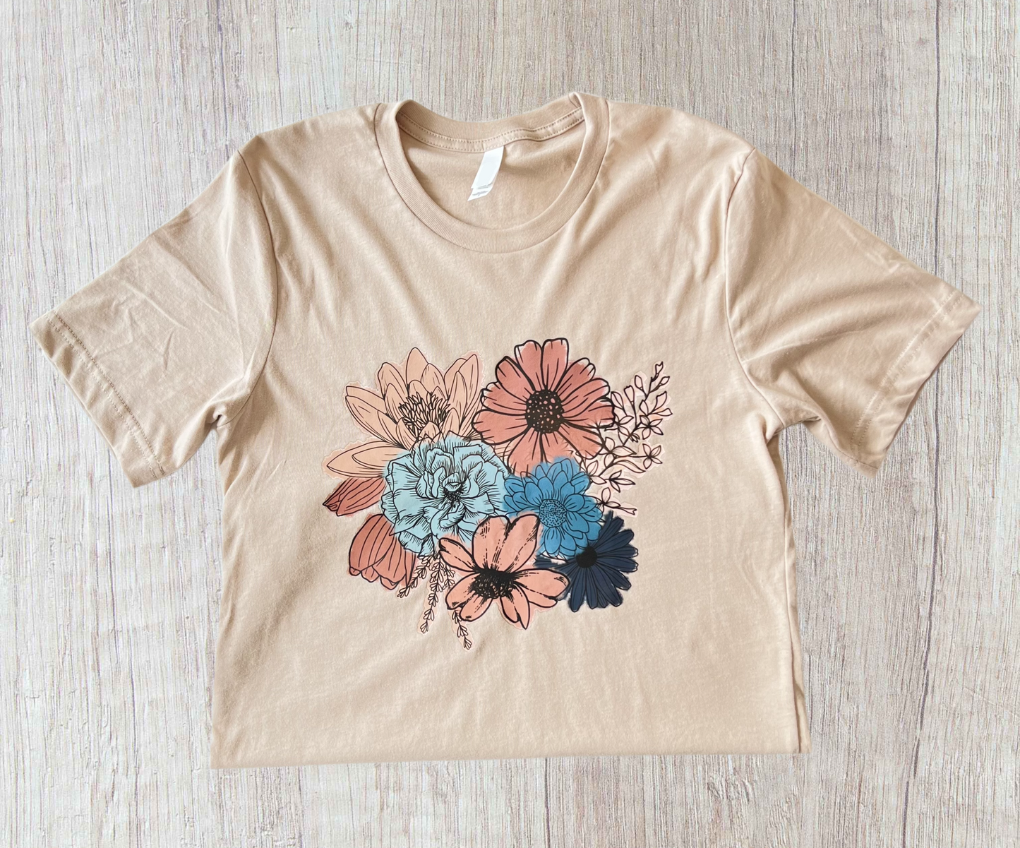 Watercolor Floral Tee