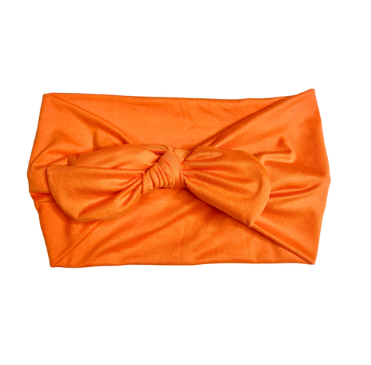 Solid Orange Headband