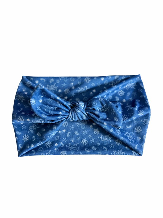 Navy Blue Sea Headband