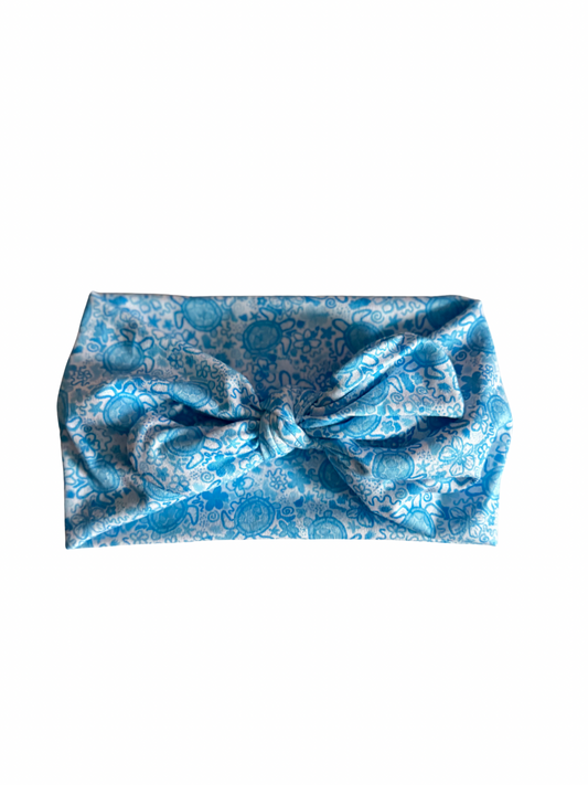 Blue Sea Turtle Kids Headband