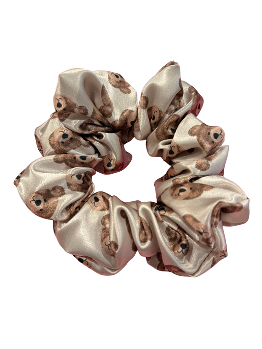 Teddy Bear Scrunchie
