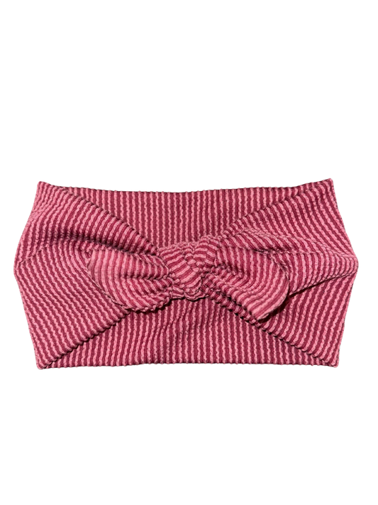 Mauve Ribbed Headband