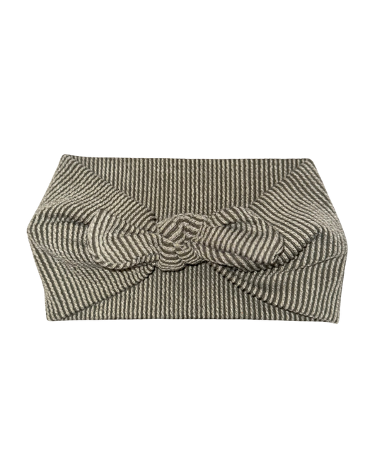 Olive Ribbed Headband