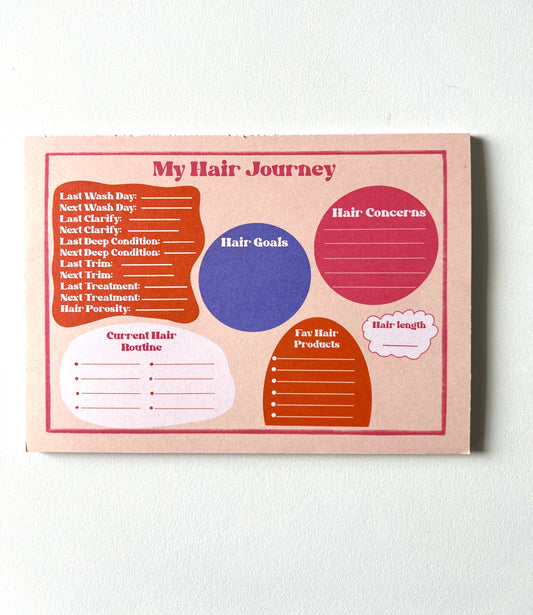Hair Journey Notepad